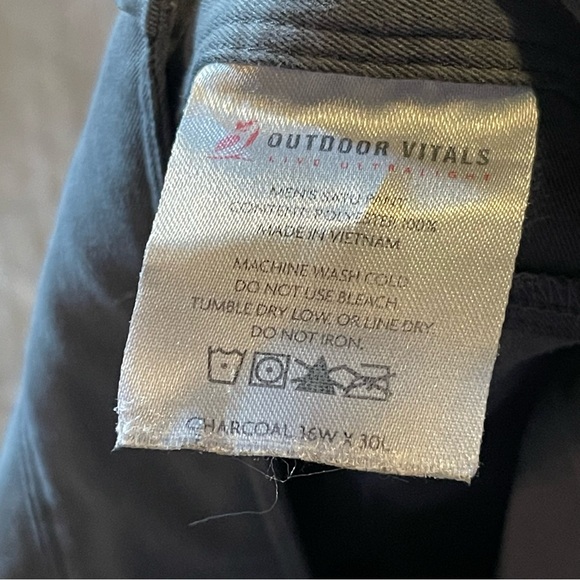 Outdoor Vitals belted pants‎ mens 36x30 pre-owned condition gray - Picture 16 of 16